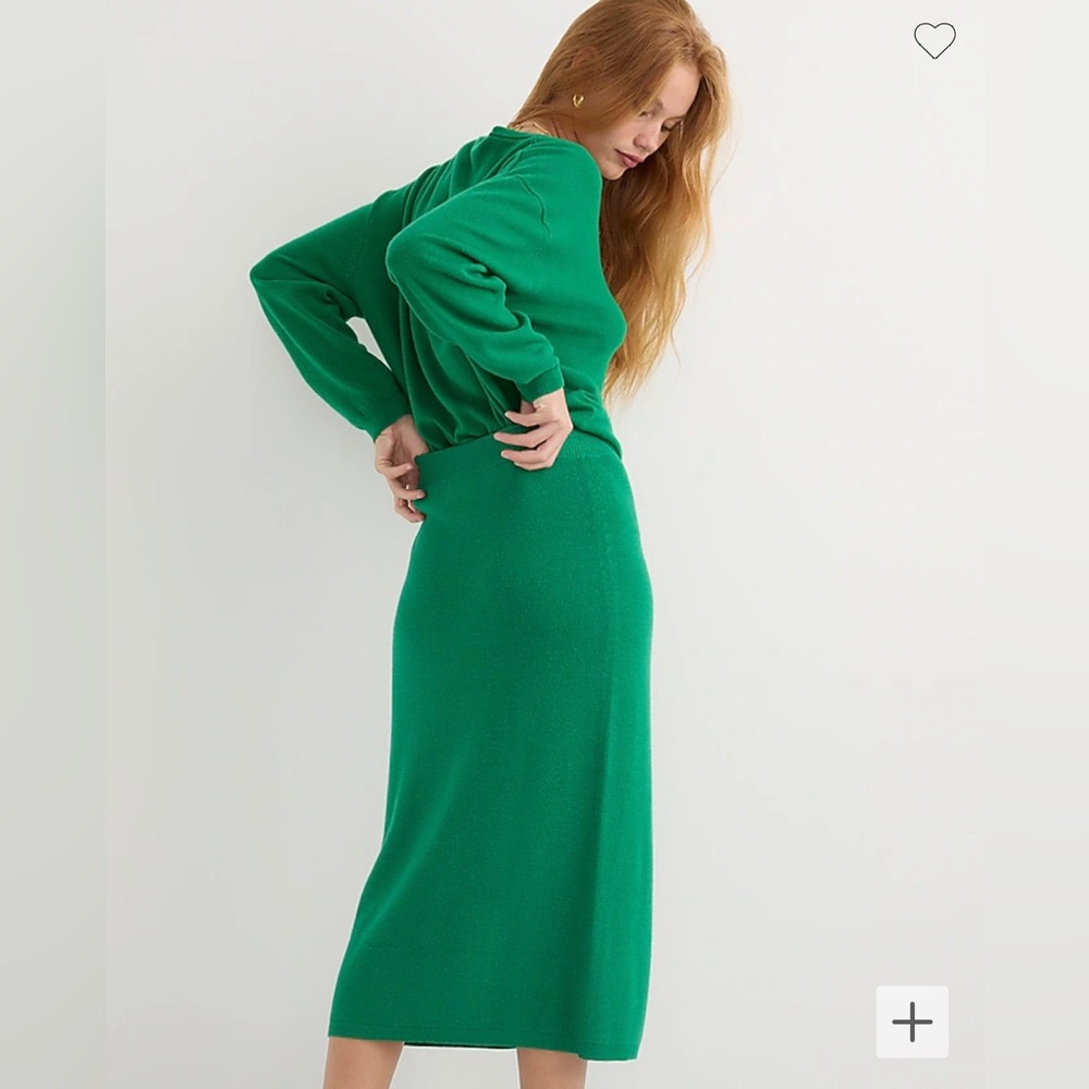 J.Crew Wool Wrap Sweater Skirt - Small / Black